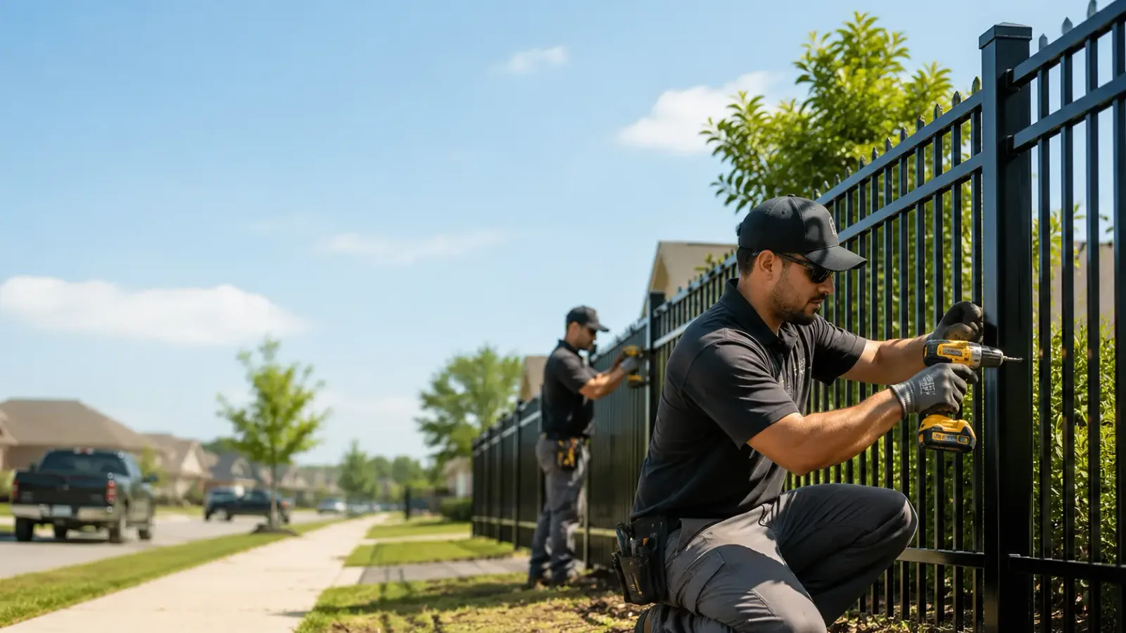 Metal Fence Installation in Norwell, MA